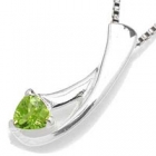 Vedh&aelig;ng med Peridot - 20mm - u/k&aelig;de