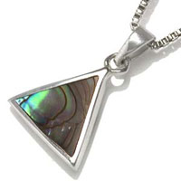 Vedh�ng med Abalone 20mm uk�de (106)