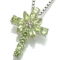 Kors med 14 peridot - 19mm - u/k�de