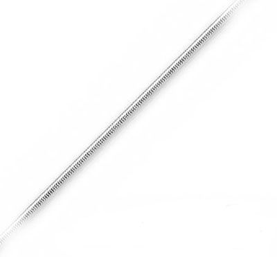 Slangehalskæde 51 cm tykkelse 08mm Halskæder (195)