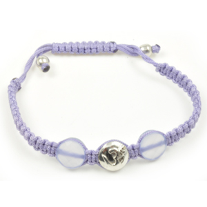 AUM armb�nd i s�lv med 1 diamant La Chance (1557)