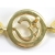 Chakra Aum Armb�nd - 3 Chakra - med Safir - 14mm - Forgyldt