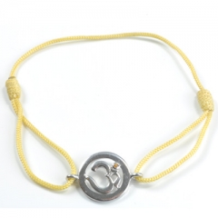 Chakra Aum Armb�nd - 3 Chakra - med Safir - 14mm