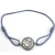 Chakra Aum Armb�nd - 6 Chakra - med Safir - 14mm