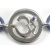 Chakra Aum Armb�nd - 6 Chakra - med Safir - 14mm