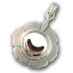 Chakra vedhæng 2 Chakra Svadhishthanaa Harachakraet 30mm ukæde (2494)