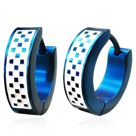 Øreringe Hoops Stål - Ø13mm - pr par