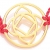 Chakra Armb�nd Daisy - 1 Chakra -  Forgyldt