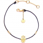 Good Karma Fatimas H&aring;nd Armb&aring;nd - Forgyldt