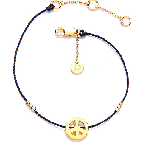 Good Karma Peace Armbånd - Forgyldt
