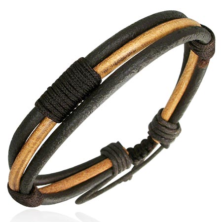 Læderarmbånd 3 farvet (1923)