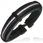 L&aelig;derarmb&aring;nd -  3 farvet