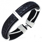 L&aelig;derarmb&aring;nd -  2 farvet