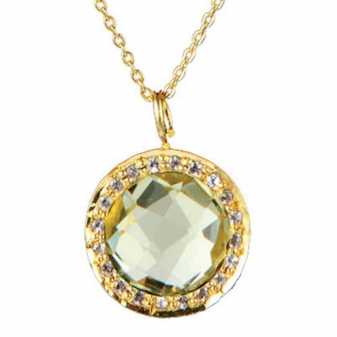 Vedh�ng med Lemon Topas 20mm m k�de (1918)