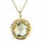 Vedh�ng med Lemon Topas - 20mm - m/ k�de