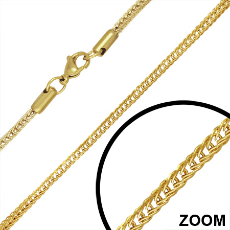 Stålkæde 3mm 46cm (2749)