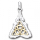 Vedh&aelig;ng med Triquetra - Treenighedssymbolet - 33mm - u/k&aelig;de