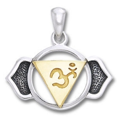 Chakra vedh�ng 6 Chakra -  Ajna - Pinealchakraet - 23mm - u/k�de