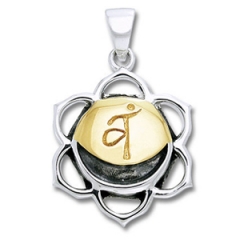 Chakra vedh�ng 2 Chakra - Svadhishthanaa - Harachakraet - 33mm - u/k�de
