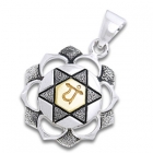 Chakra vedh&aelig;ng 4 Chakra - Anahata - Hjertechakraet - 31mm - u/k&aelig;de