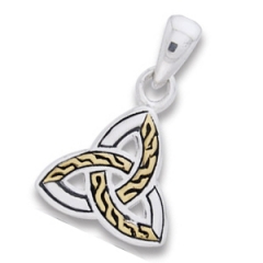 Vedh�ng med Triquetra - Treenighedssymbolet - 23mm - u/k�de