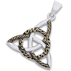 Vedh�ng med Triquetra - Treenighedssymbolet - 34mm - u/k�de