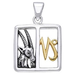 Vedh�ng Stenbukken Stjernetegn - 30mm - u/k�de
