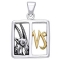 Vedh�ng Stenbukken Stjernetegn - 30mm - u/k�de