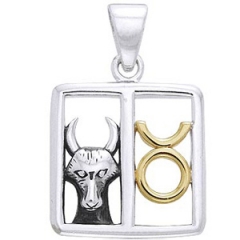 Vedh�ng Tyren Stjernetegn - 30mm - u/k�de