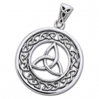 Vedh&aelig;ng med Triquetra - Treenighedssymbolet - 33mm - u/k&aelig;de
