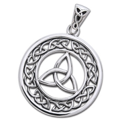 Vedh�ng med Triquetra - Treenighedssymbolet - 33mm - u/k�de