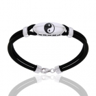 Armb&aring;nd med Yin Yang - 21cm