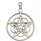 Vedh&aelig;ng med Pentagram - 37mm u/k&aelig;de