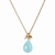 Vedh�ng med Prehnite Calcedon - 25mm - m/ k�de