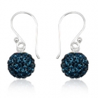 &Oslash;reringe med Swarovski krystaller - 21mm - pr par