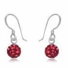 &Oslash;reringe med Swarovski krystaller - 22mm - pr par