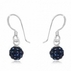 &Oslash;reringe med Swarovski krystaller - 22mm - pr par