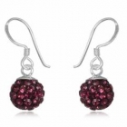 &Oslash;reringe med Swarovski krystaller - 21mm - pr par