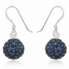 &Oslash;reringe med Swarovski krystaller - 24mm - pr par