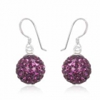 &Oslash;reringe med Swarovski krystaller - 28mm - pr par