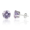 �restikker med Lavendel Zirkonia - �8mm - pr par