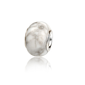 Charm led med Hvid Howlite (768)