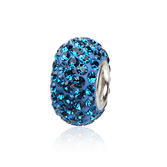 Charm led med swarovski krystaller (1181)