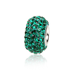 Charm led med swarovski krystaller (1180)