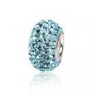 Charm led med swarovski krystaller