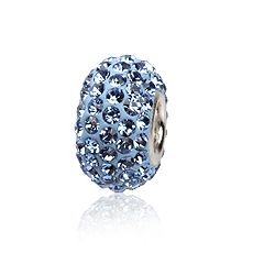 Charm led med swarovski krystaller (1189)