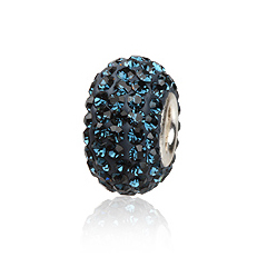 Charm led med swarovski krystaller