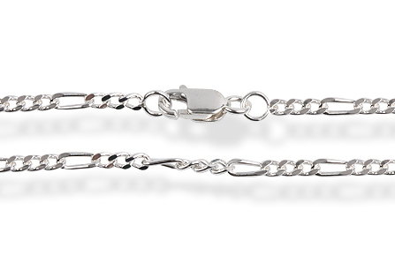 Sølvarmbånd Figaro 19cm x 13mm (2054)