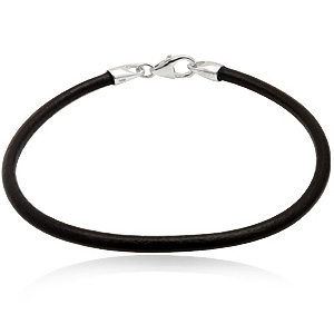 Læderarmbånd 19cm (1421)