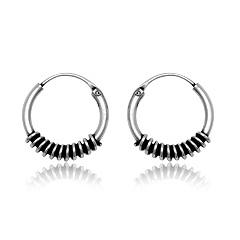 Sølv øreringe hoops Ø12mm pr sæt (2097)